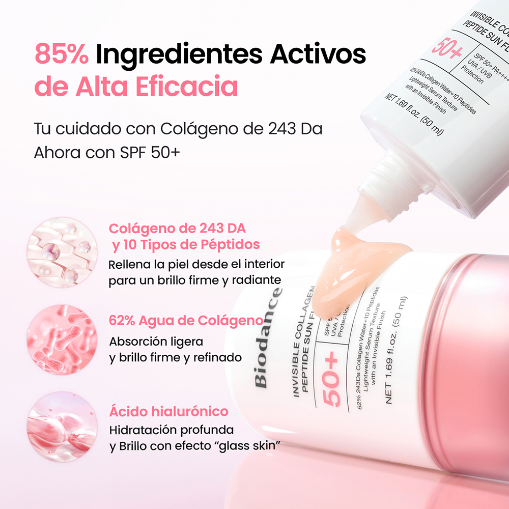 INVISIBLE COLLAGEN PEPTIDE SUN FLUID (SUERO CON PROTECCI&Oacute;N SOLAR)